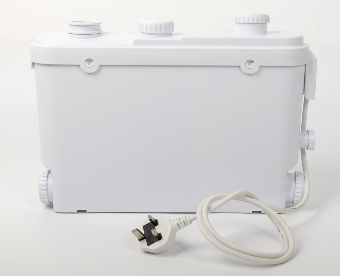 LMPC Slim 500w Macerator Pump 4 Inlets WC Shower & Basin