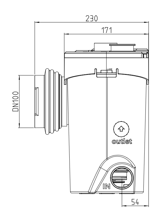 LMPC Slim 700w Heavy Duty Macerator Pump 4 Inlets WC Shower & Basin